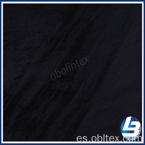 Obl20-2075 100% de tela de nylon para abrigo de piel